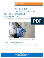 Trasparenza Stereolitografia Stampi Pre Serie