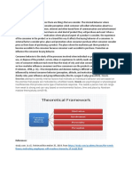 Theoretical framework of consumer buying behavior