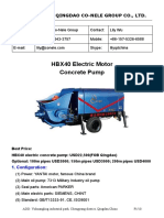 HBX40 Electric Pump