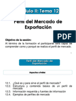 12 - Perfil Del Mercado de Exportación