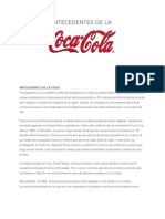 Antecedentes de La Coca-Cola