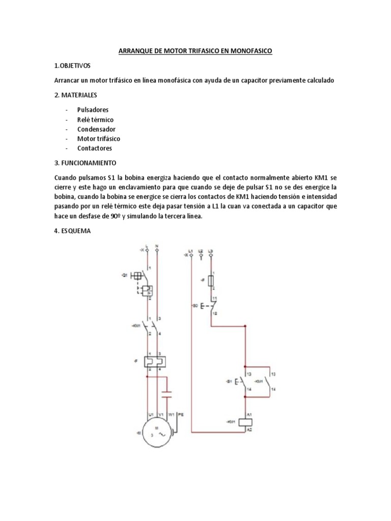 Formula Para Calcular Condensador Motor Trifasico Monofasico