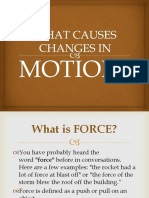 What Causes Changes in Motion