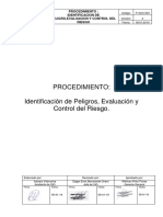 P-SSO-003 Procedimiento de Identificación y Control de Riesgos 2019