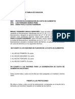 Contestación Exoneracion de Alimentos