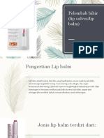 Kosmetologi Lip Balm Transparan Lipstik