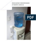 Agua Potable, Servicios Sanitarios y Disposición de Basuras