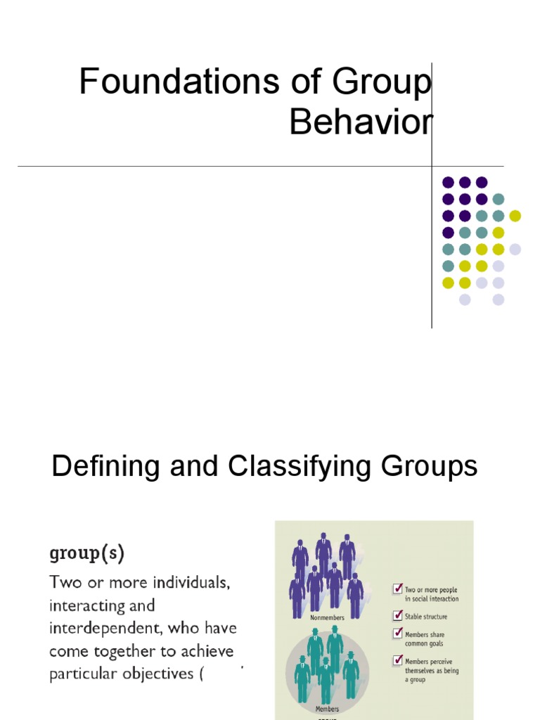 Group Behavior in Org | PDF | Group Cohesiveness | Group Processes