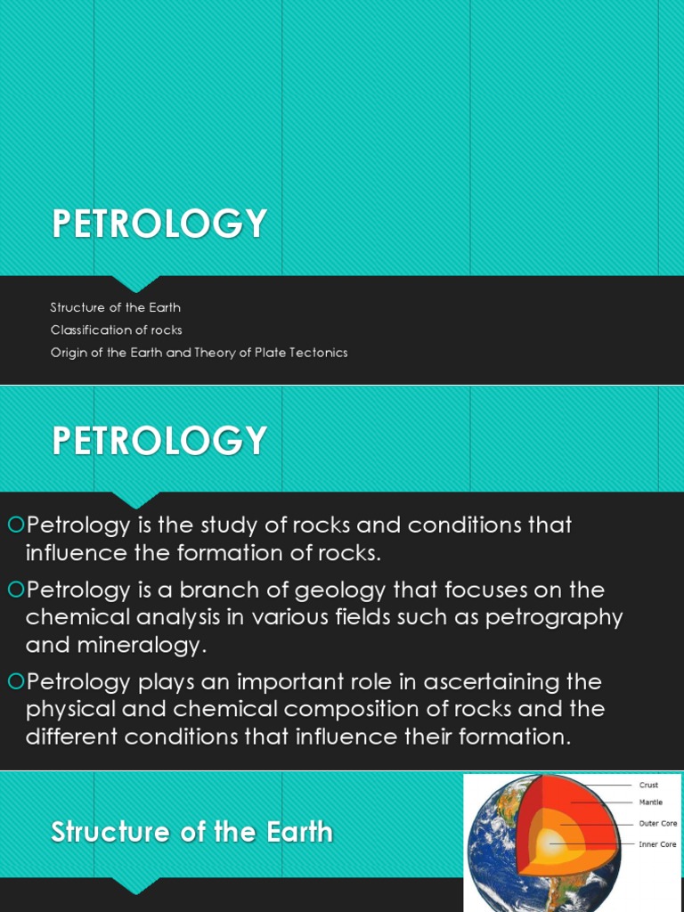 Overview of Petrology and Its Importance | PDF | Rock (Geology ...