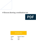 Slosson Drawing Coordination Test