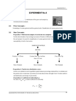 9047 - Exp6 - Grain Size Distribution of The Given Soil Sample by Mechanical Sieves