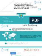 Oropharingeal Exercise Untuk Memperbaiki Jalan Nafas Akibat Obstructive Sleep Apnea Syndrom Pada Kondisi Stroke