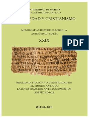 Antiguedadycristanismo 29 PDF, PDF, Autor