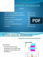 Sistem Kristal Monoklin