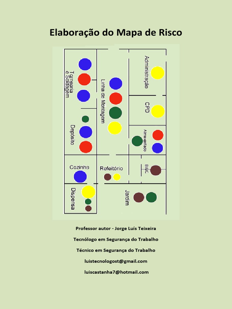 Elaboração do Mapa de Riscos Ambientais | PDF | Oxigênio | Cor