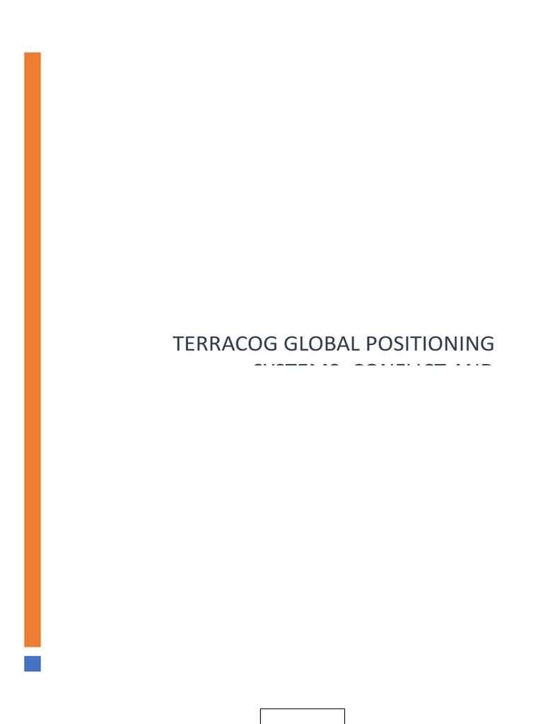 Assignment 1 TerraCog Download Free PDF Global Positioning System