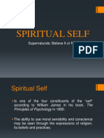 SPIRITUAL SELF Group 4