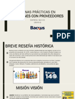 Buenas Prácticas en Relaciones Con Proveedores