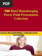 150 Hotel Housekeeping Powerpoint Presentation