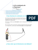 Cómo Saber Si La Resistencia de Refrigerador Funciona