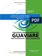 Informe Final San José Vigencia 2017