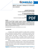 TIJOLO SOLO CIMENTO Fabricação e Utilização em Construções Que Visam o Equilíbrio Ambiental. Pág. 446 455