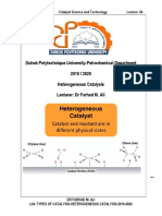 l04-Types of Catalysis-heterogeneous Catalysis-2019-2020.PDF · Version 14868242028572376878