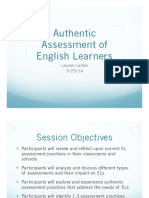 Leitao Presentation Authentic Assessment of ELs