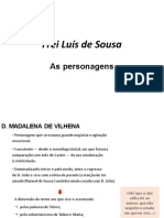 1 - Frei Luís de Sousa - Personagens, Drama Romântico