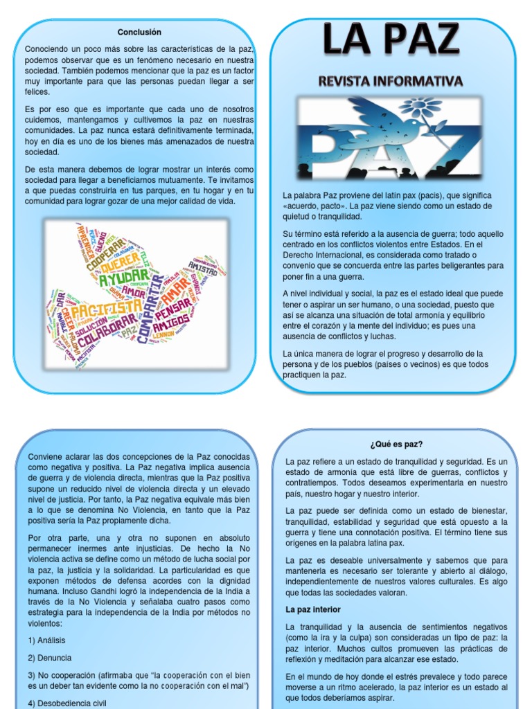 Revista La Paz Pdf Paz