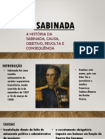 A Sabinada: Revolta autonomista na Bahia de 1837-1838