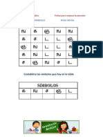 Matriz de Simbolos Inicial