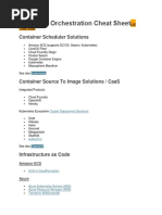 Container Orchestration Cheat SheetEdit Cheat Sheet