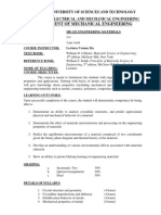 Lesson Plan ME-220 Engineering Materials