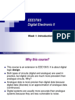 EEE378 - Digital Electronic II (Vol I) Week 1