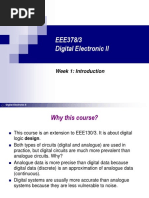 EEE378 - Digital Electronic II (Vol I) Week 1