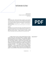 JAMESON Sobre Os Estudos de Cultura PDF