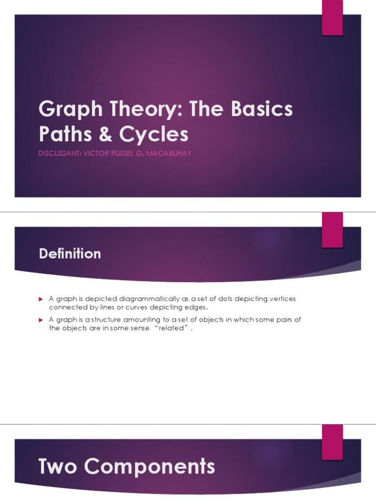 Paths and Cycles in Graph Theory | PDF | Vertex (Graph Theory ...