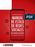 Manual de Estilo de Redes Sociales Del Poder Ejecutivo LP