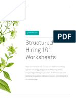 Structured Hiring