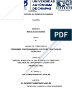 Analisis de La Violacion de Los Derechos de Lydia Cacho