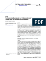 Territorio y Disputa Desarrollo Rural PDF