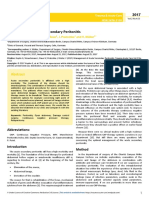 Management of Acute Secondary Peritonitis