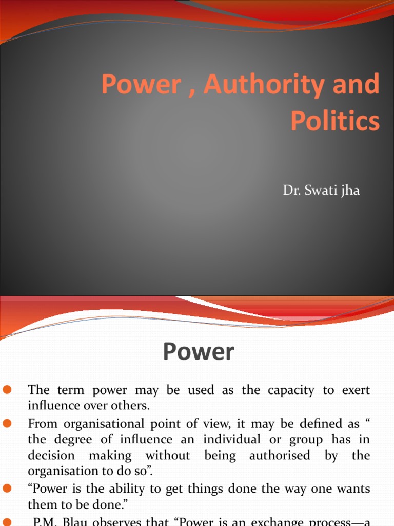 Power and Politics PDF | PDF | Power (Social And Political) | Social ...