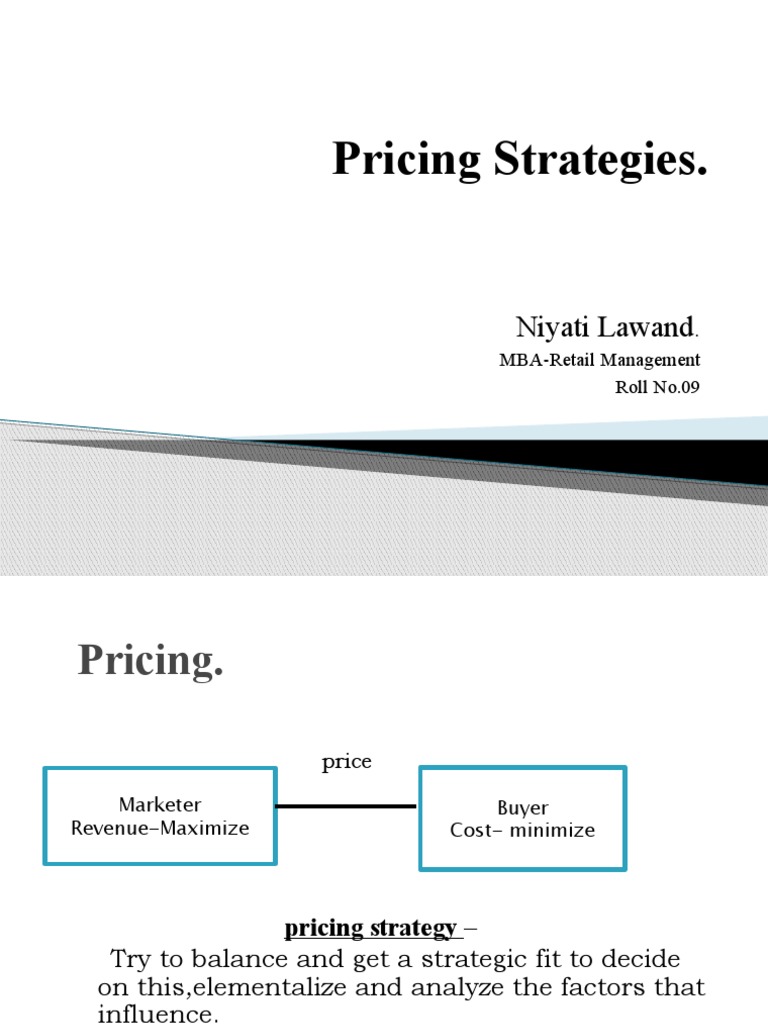 Effective Pricing Strategies Explained | PDF | Career & Growth | Business