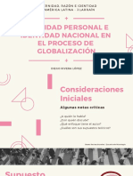 Identidad Personal e Identidad Nacional en El Proceso de Globalización