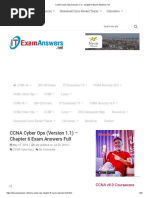 CCNA Cyber Ops (Version 1.1) - Chapter 6 Exam Answers Full