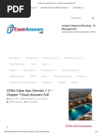 CCNA Cyber Ops (Version 1.1) - Chapter 7 Exam Answers Full