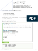 Priority of A Thread in Java - Javatpoint