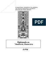 Diplomado en Auditoria Financiera-Analista Financiero II